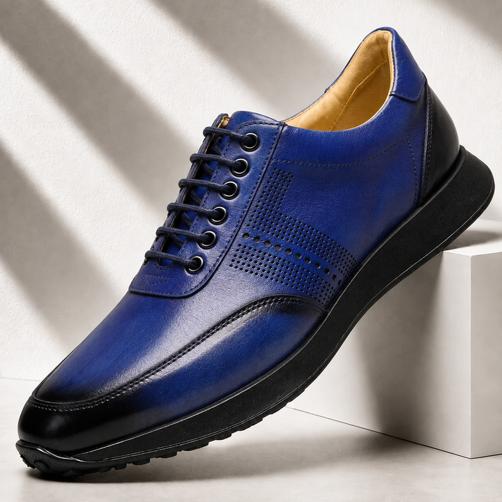 Savello Cowhide Leather Sneakers