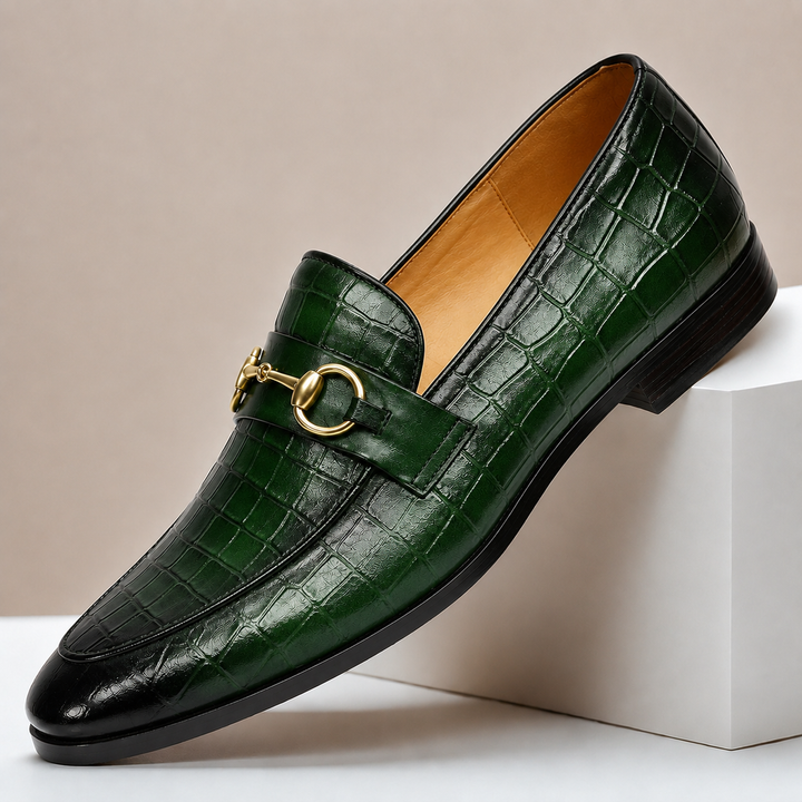 Gaspari Cowhide Leather Loafers