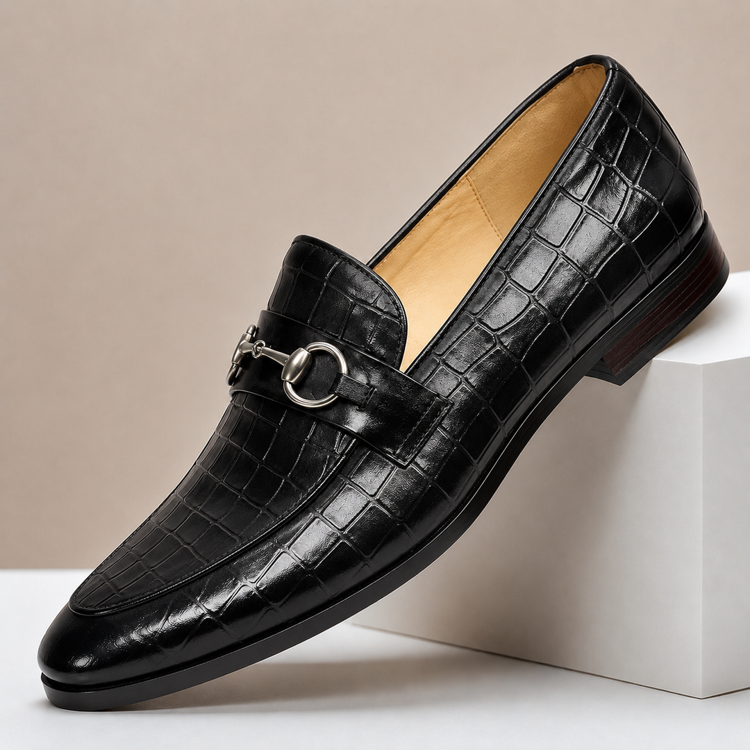 Gaspari Cowhide Leather Loafers