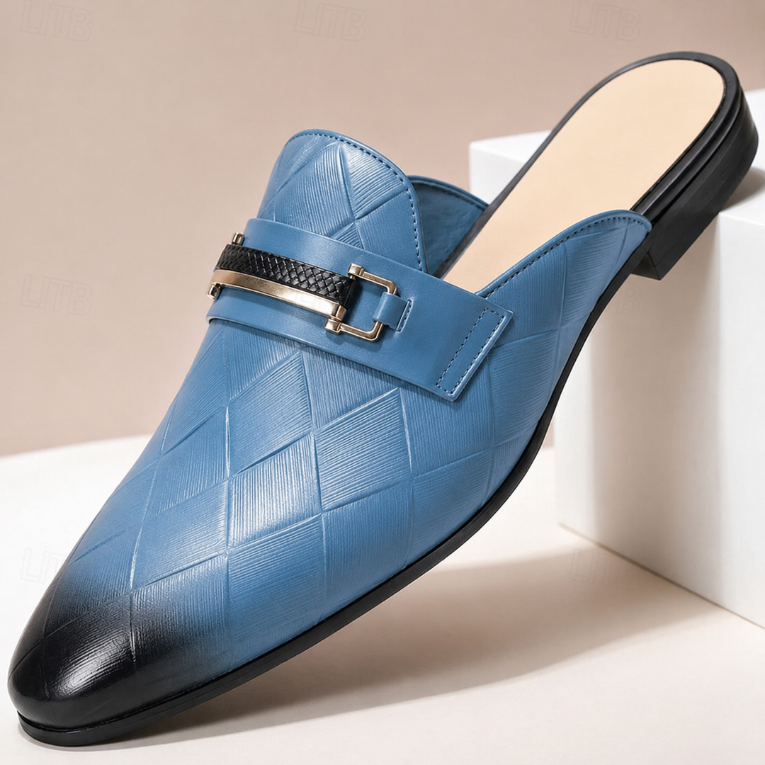 Tivaro Cowhide Leather Mules