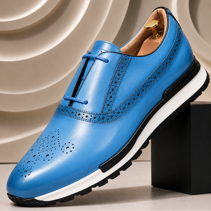 Calvano Cowhide Leather Sneakers