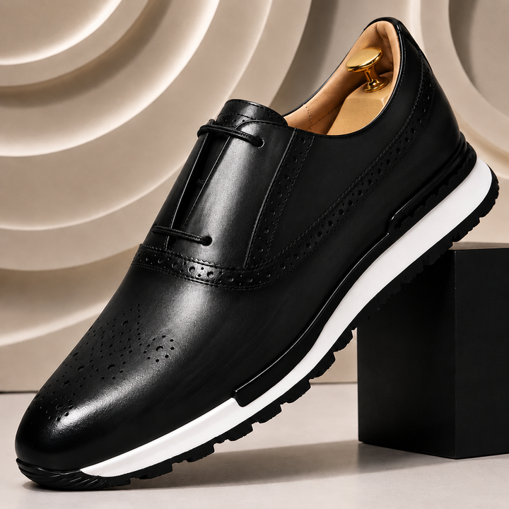 Calvano Cowhide Leather Sneakers