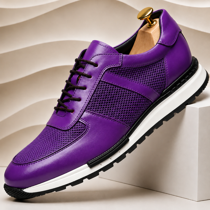 Marcelli Cowhide Leather Sneakers
