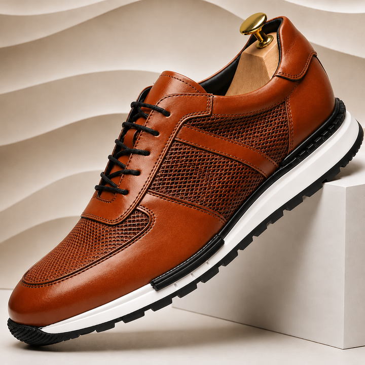 Marcelli Cowhide Leather Sneakers