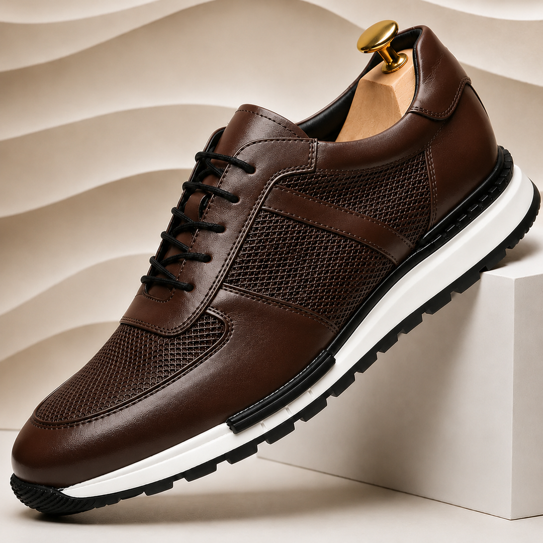 Marcelli Cowhide Leather Sneakers