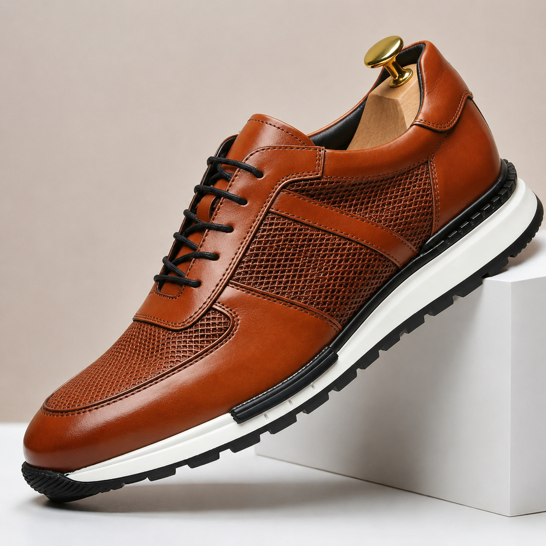 Marcelli Cowhide Leather Sneakers