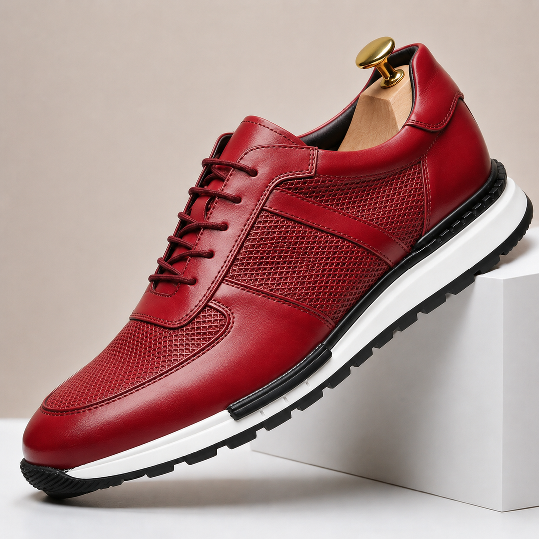Marcelli Cowhide Leather Sneakers