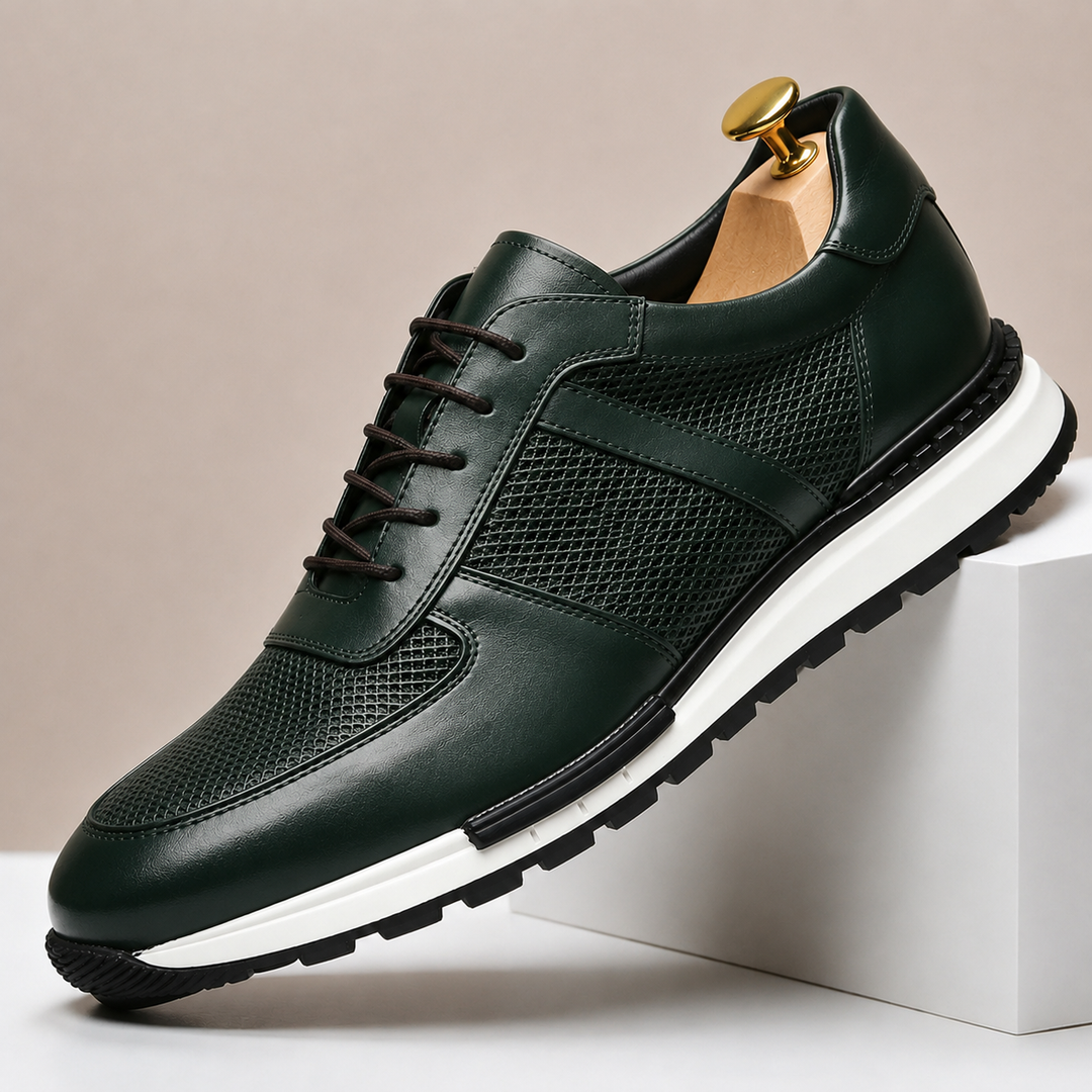 Marcelli Cowhide Leather Sneakers