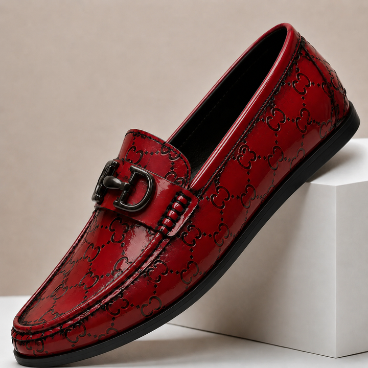 Arancio Genuine Leather Loafers