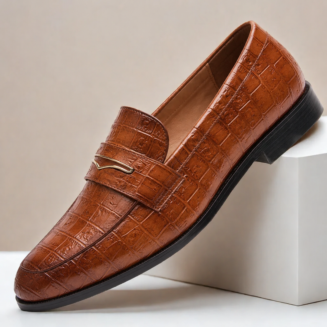 Vincetto Leather Loafers
