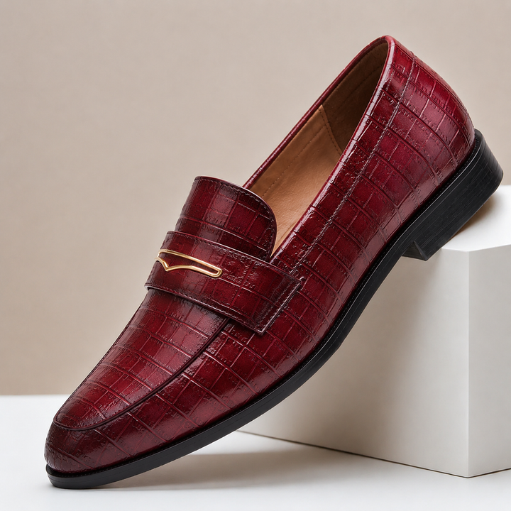 Vincetto Leather Loafers