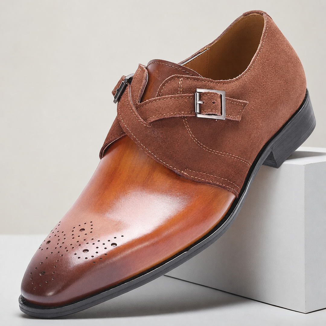 Valcino Cowhide Leather Shoes