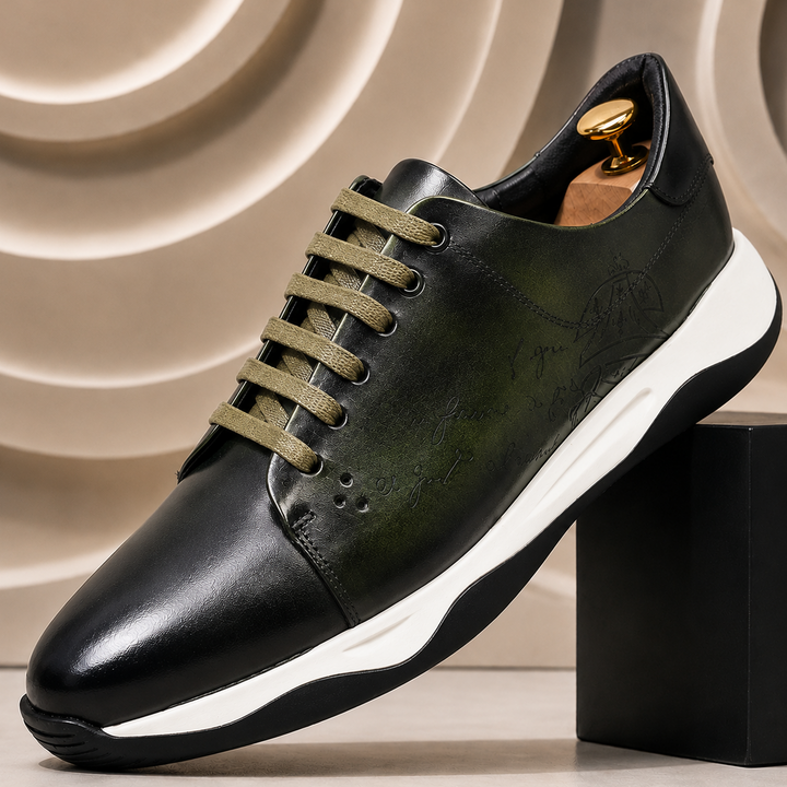 Rovento Cowhide Leather Sneakers