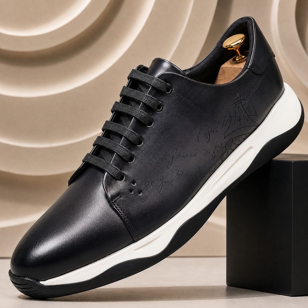 Rovento Cowhide Leather Sneakers