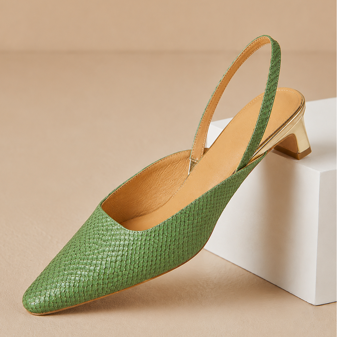 Lesta Genuine Leather Heels