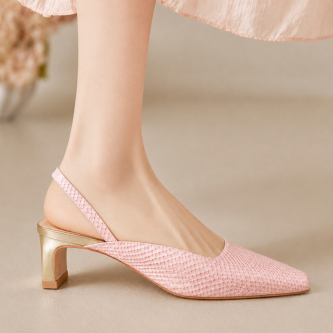 Lesta Genuine Leather Heels