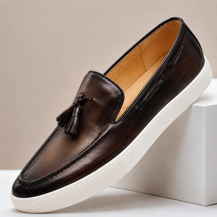 Valenti Cowhide Leather Loafers