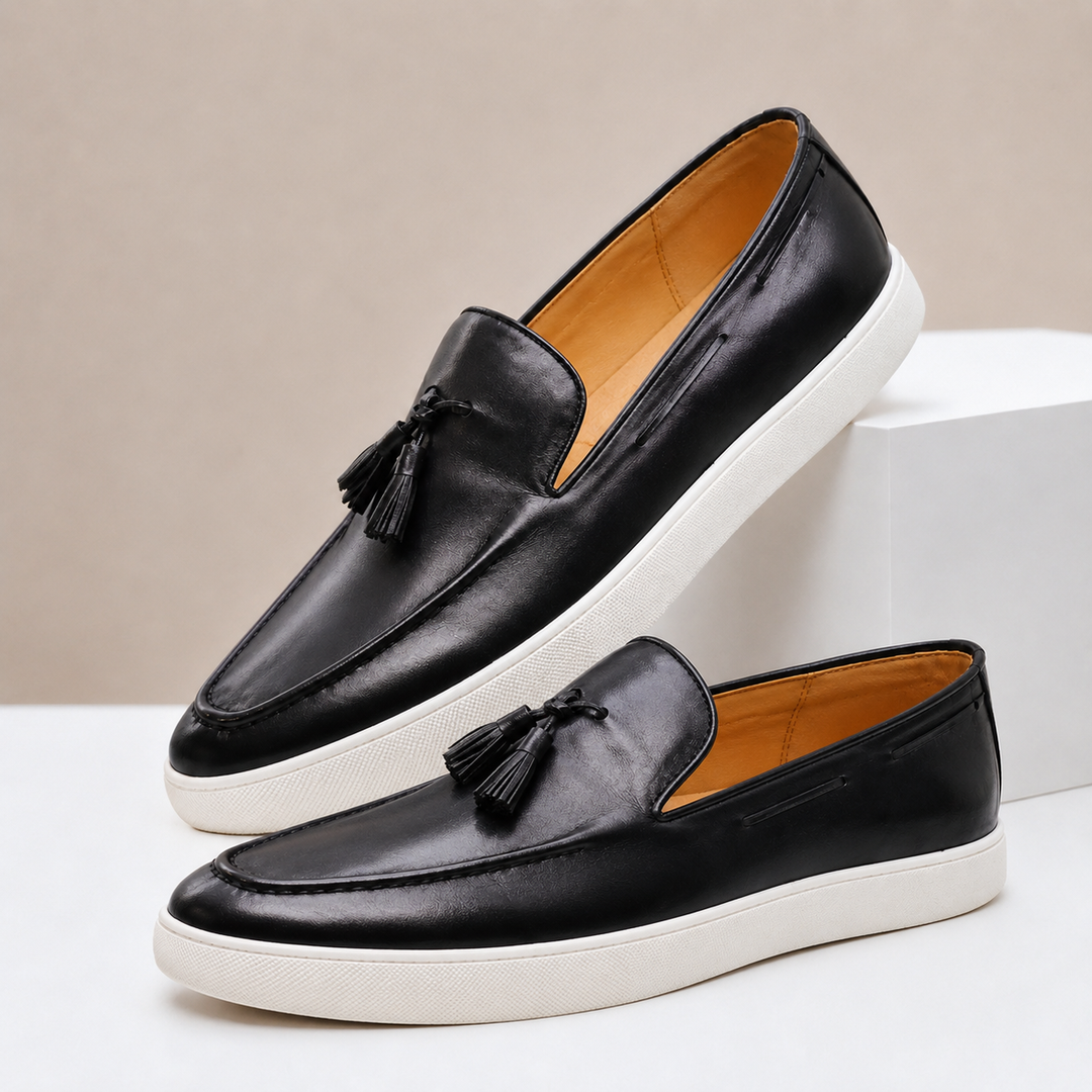 Valenti Cowhide Leather Loafers