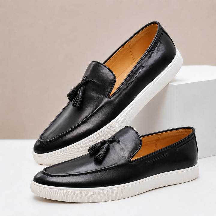 Valenti Cowhide Leather Loafers