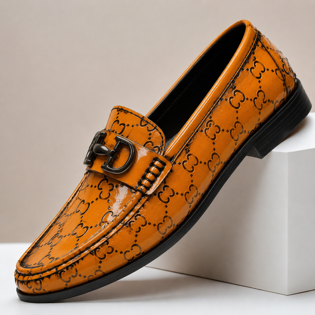 Arancio Genuine Leather Loafers