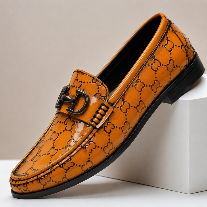 Arancio Genuine Leather Loafers