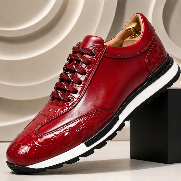 Matteo Cowhide Leather Sneakers