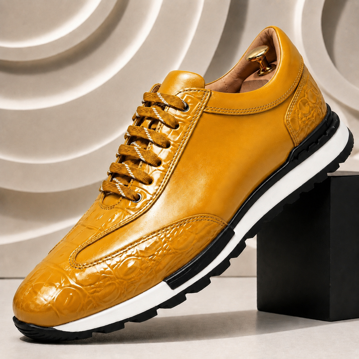 Matteo Cowhide Leather Sneakers