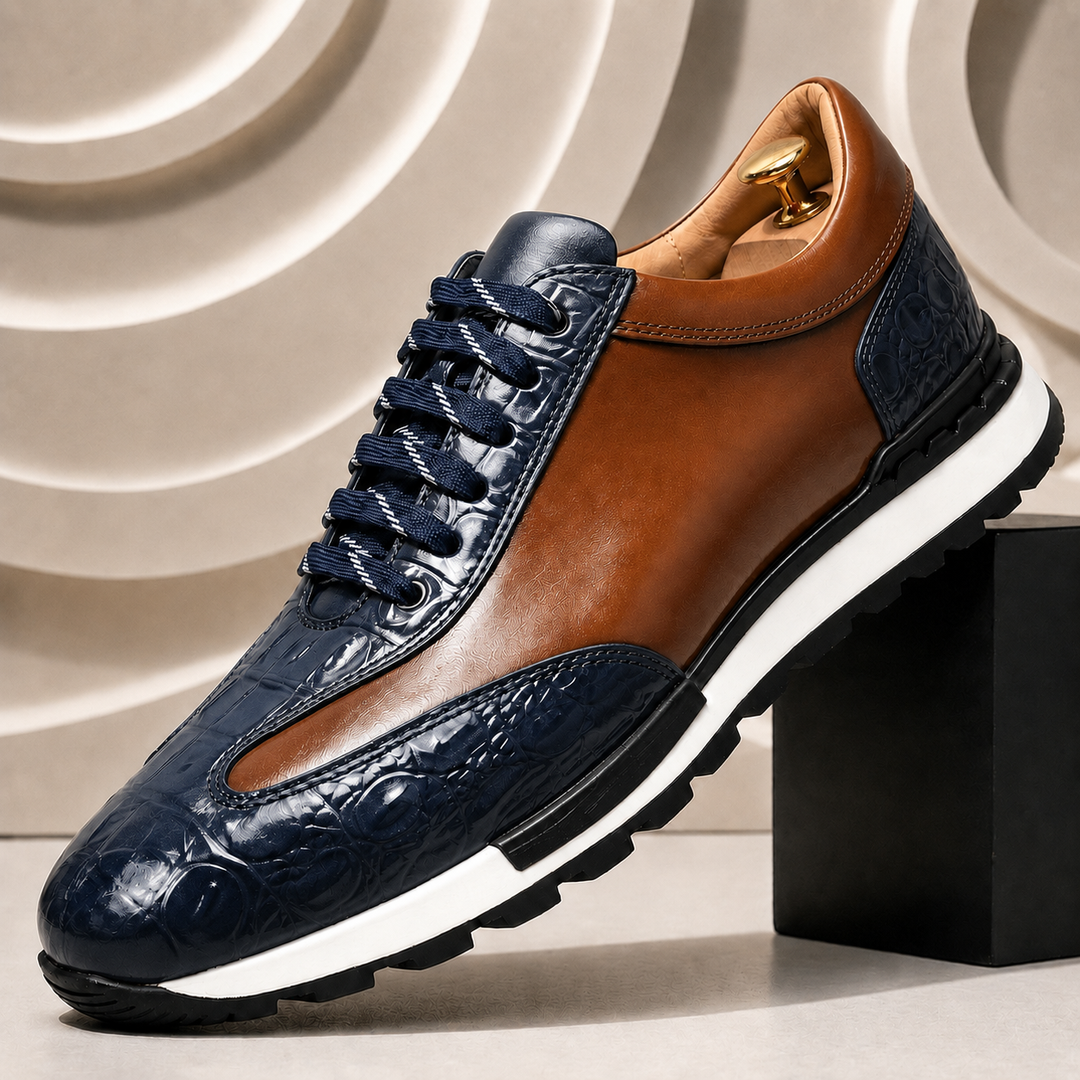 Matteo Cowhide Leather Sneakers