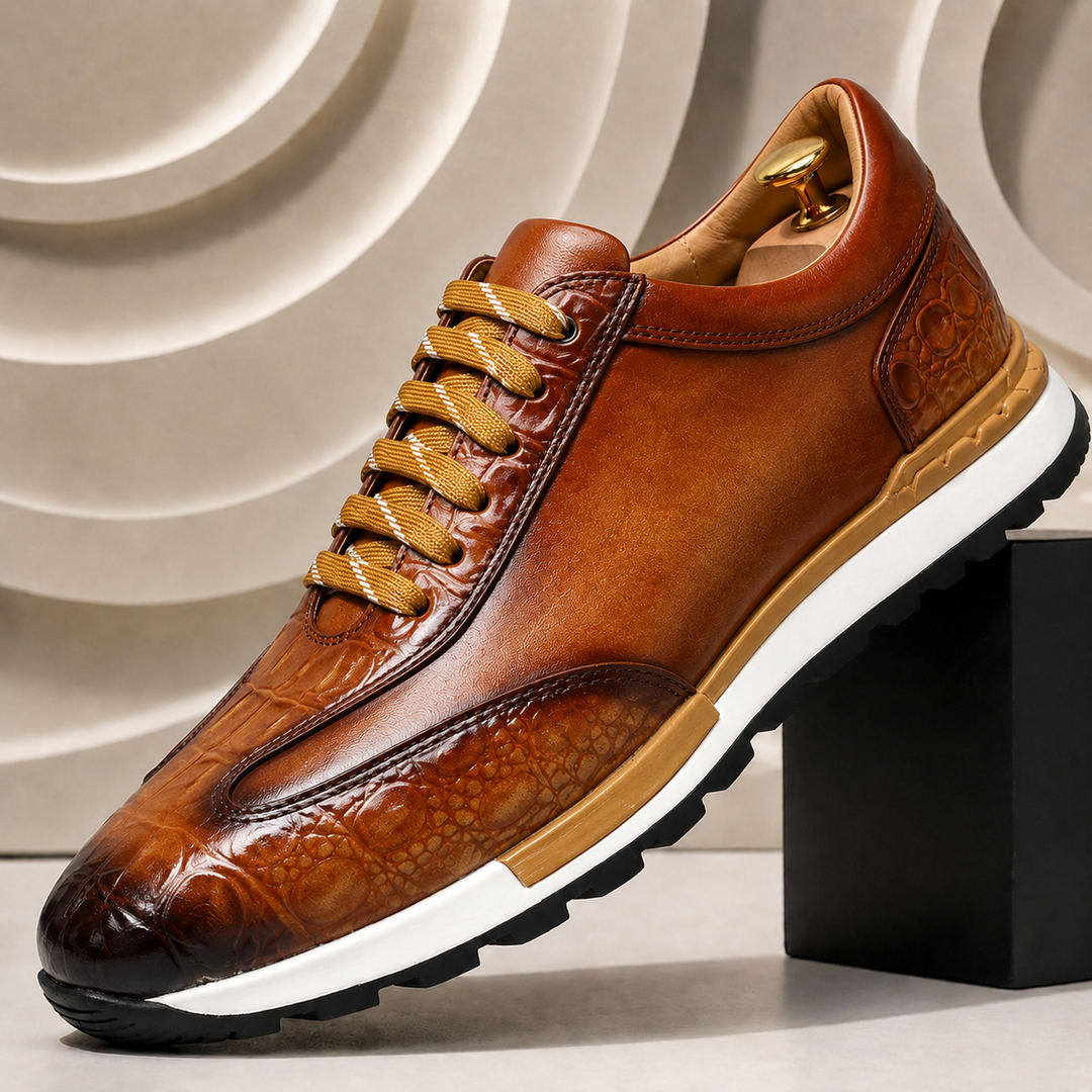 Matteo Cowhide Leather Sneakers