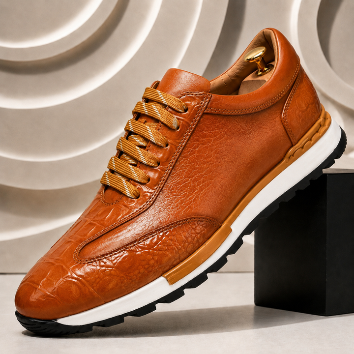Matteo Cowhide Leather Sneakers