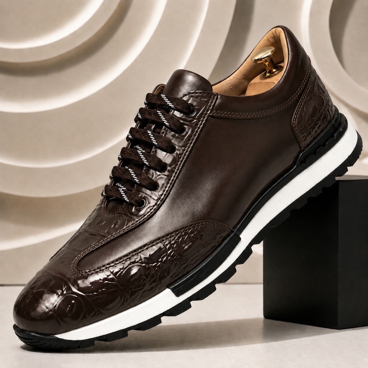 Matteo Cowhide Leather Sneakers