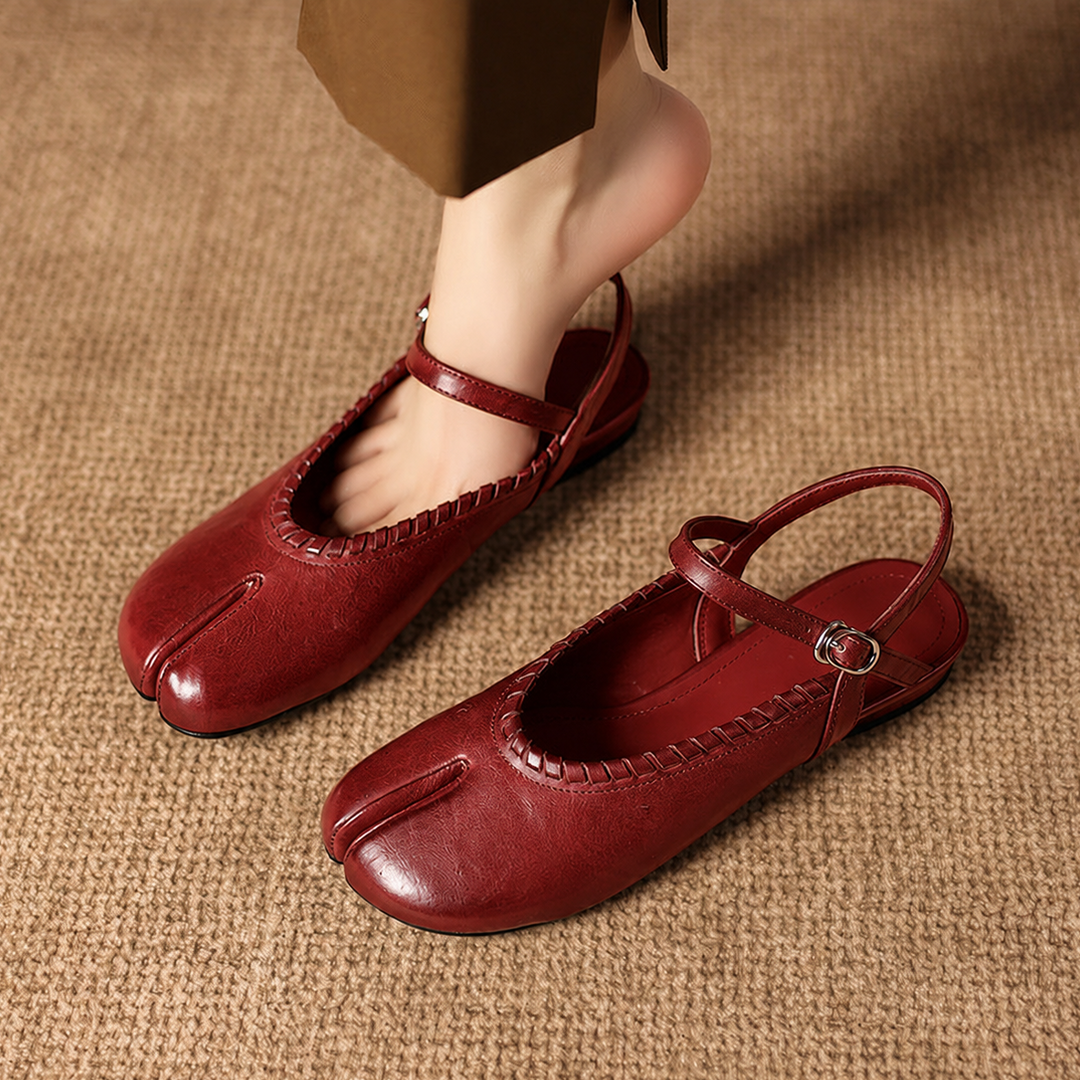 Carmela Genuine Leather Flats