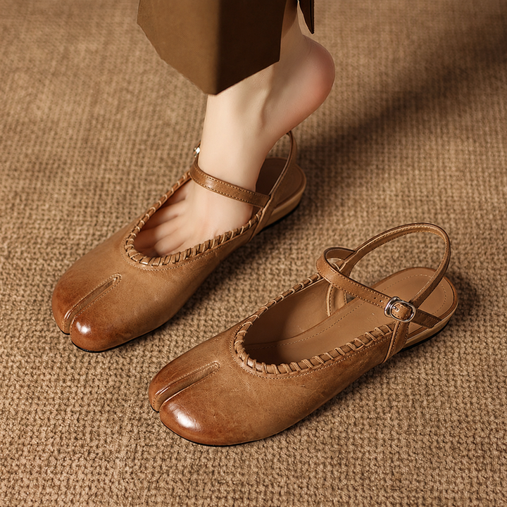Carmela Genuine Leather Flats