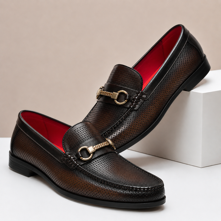 Belluno Cowhide Leather Loafers