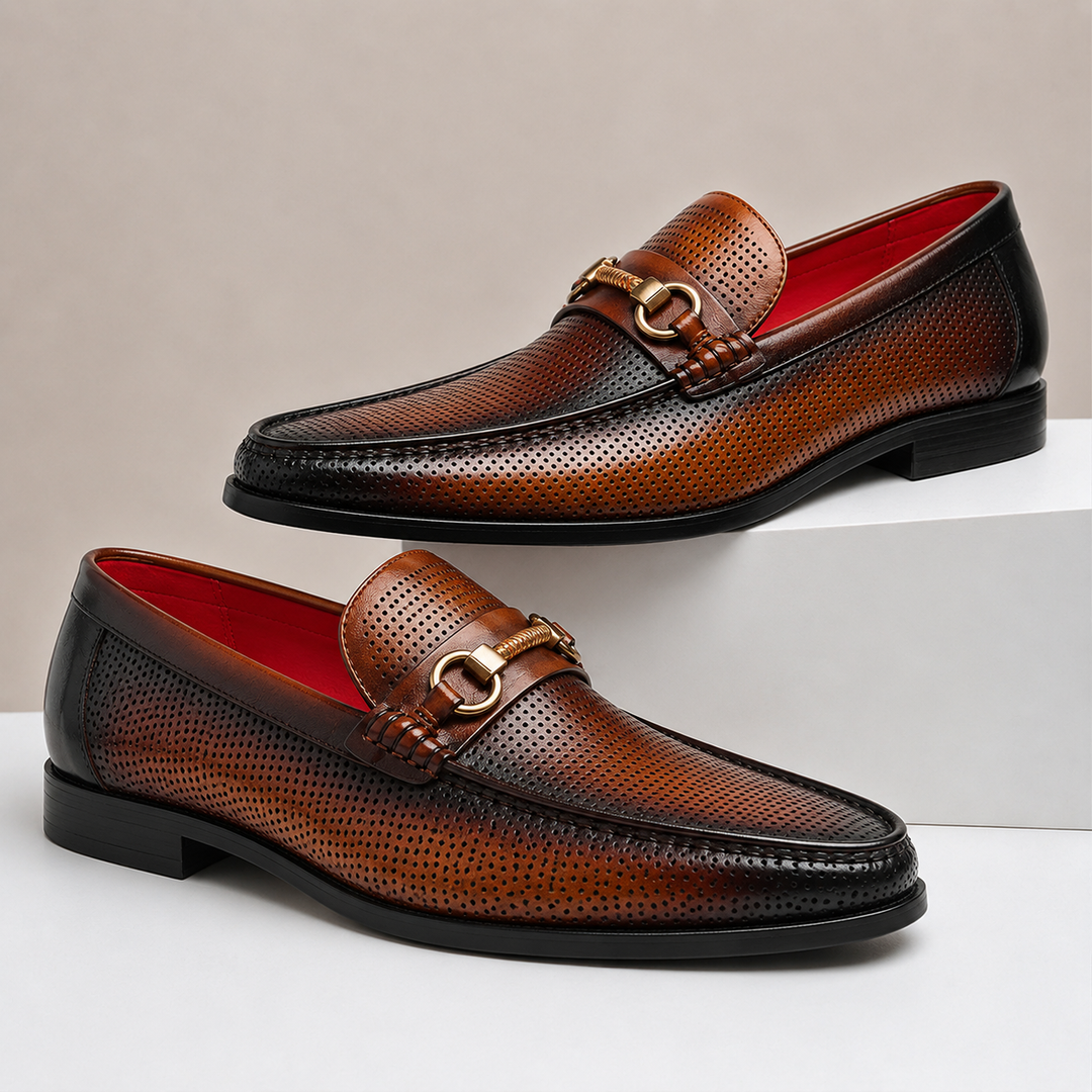 Belluno Cowhide Leather Loafers
