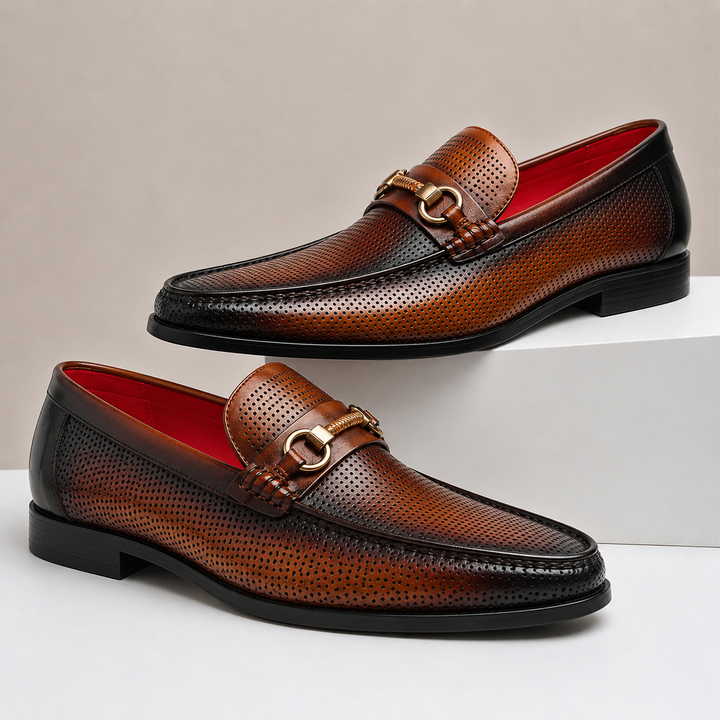 Belluno Cowhide Leather Loafers