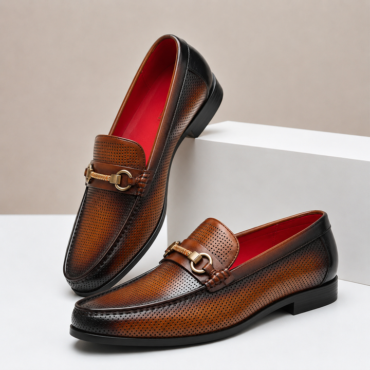Belluno Cowhide Leather Loafers