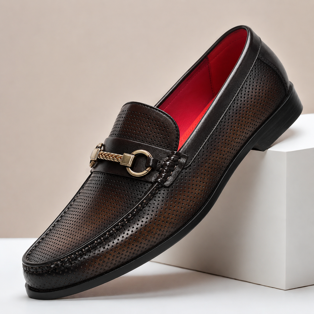 Belluno Cowhide Leather Loafers