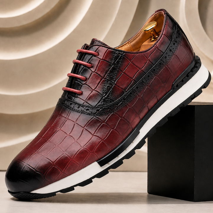 Vallana Cowhide Leather Sneakers