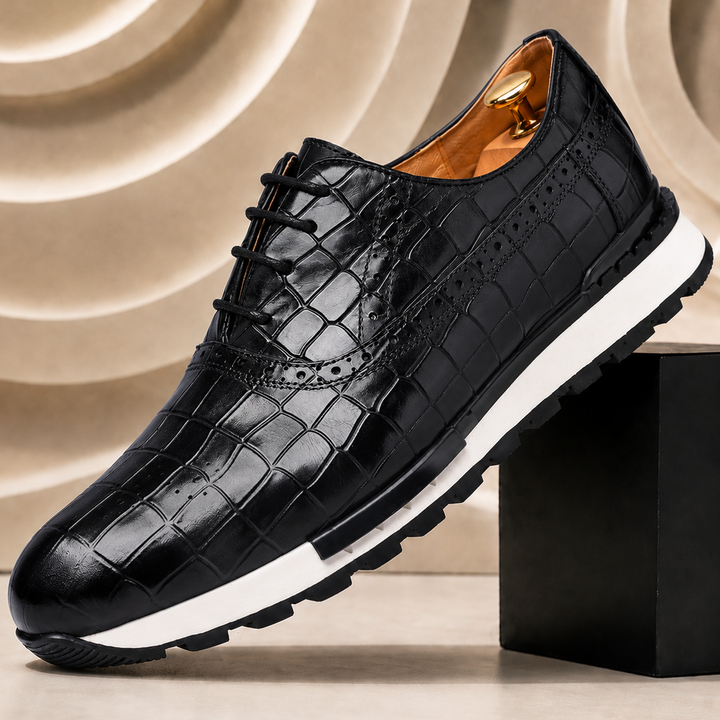 Vallana Cowhide Leather Sneakers