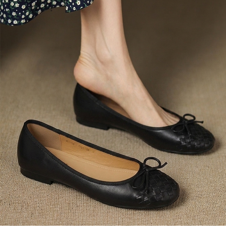 Vara Genuine Leather Flats