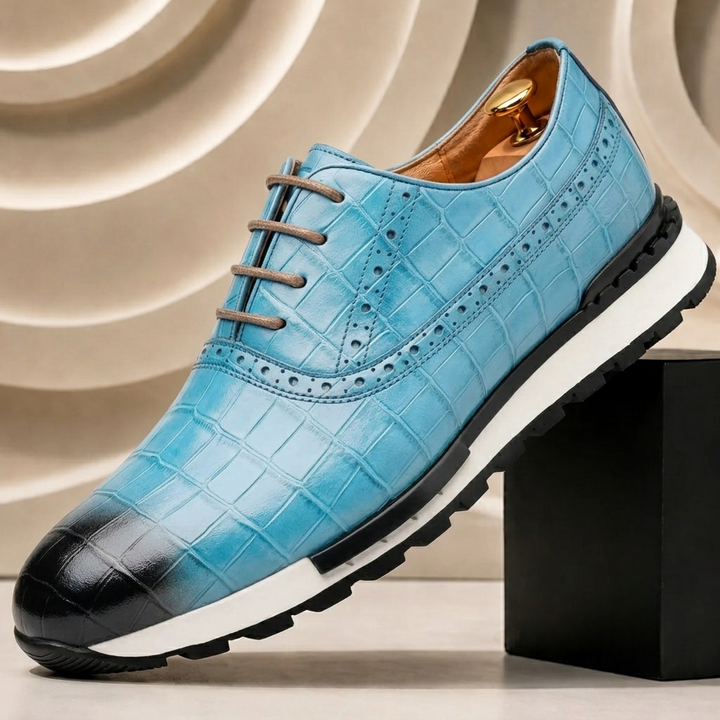Vallana Cowhide Leather Sneakers