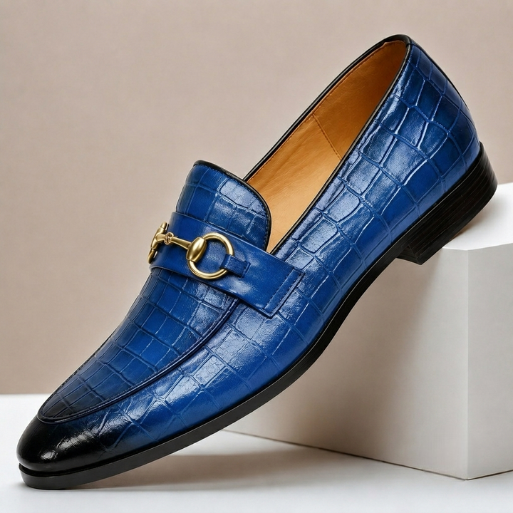 Gaspari Cowhide Leather Loafers