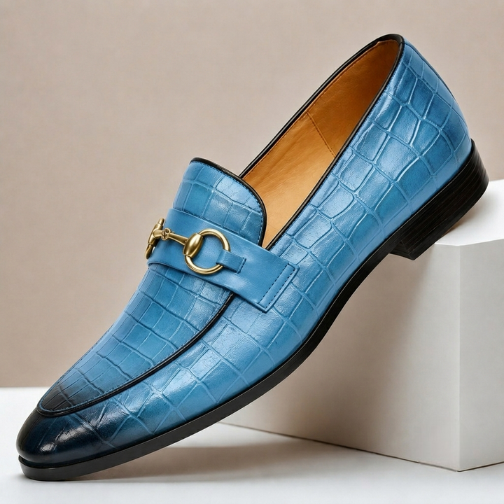 Gaspari Cowhide Leather Loafers