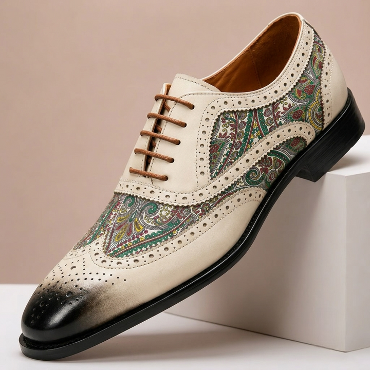 Stefano Cowhide Leather Shoes