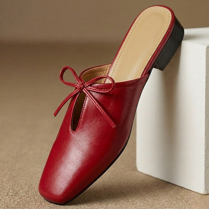 Rosalia Genuine Leather Mules