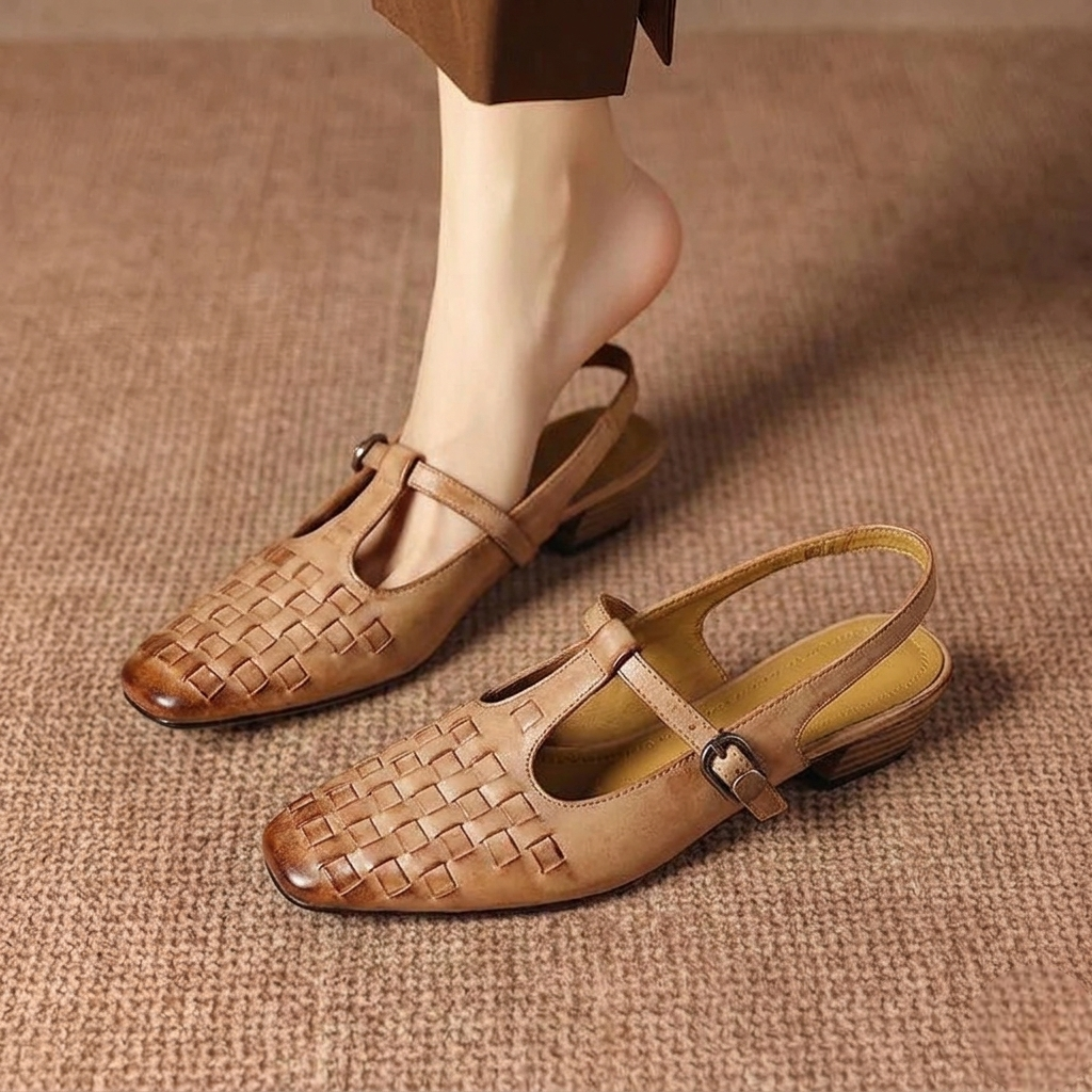 Lietta Genuine Leather Heels