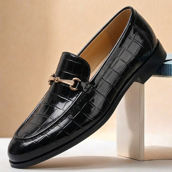 Allen Cowhide Leather Loafers