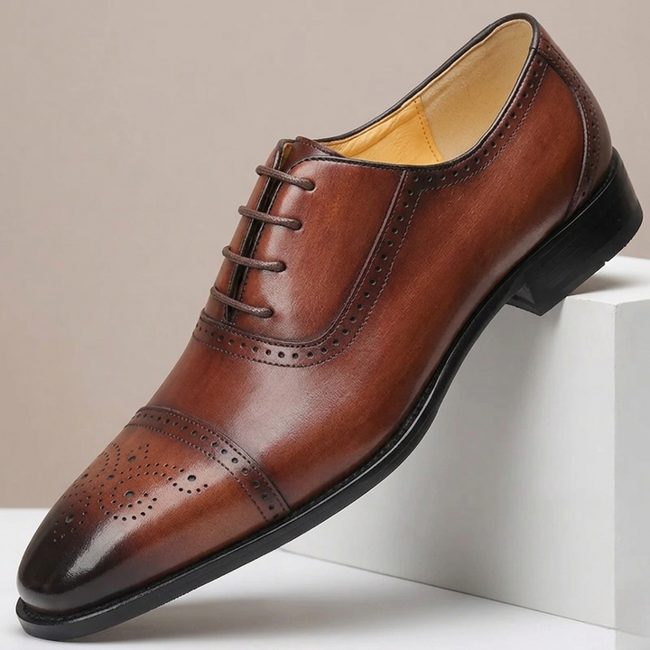 Kelson Cowhide Leather Shoes