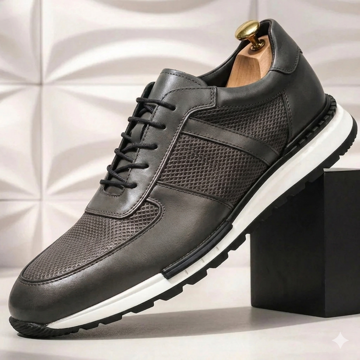 Marcelli Cowhide Leather Sneakers